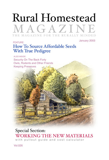 Rural Homestead Magazine COver